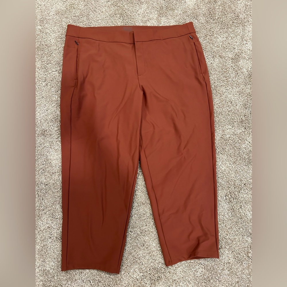 Athleta Stellar Skinny Trouser in Warm Brown